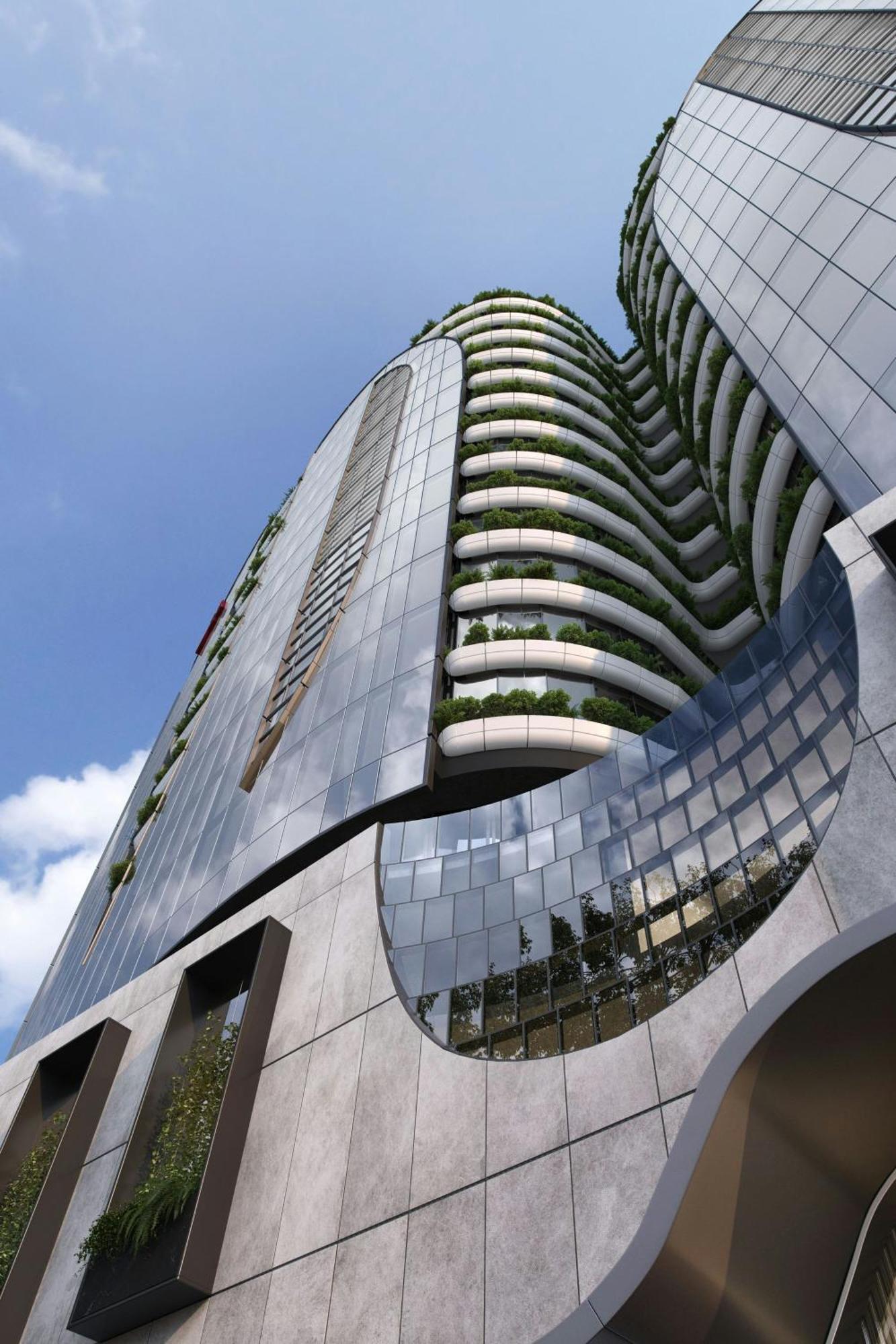 Melbourne Marriott Hotel Docklands المظهر الخارجي الصورة The proposed One River North